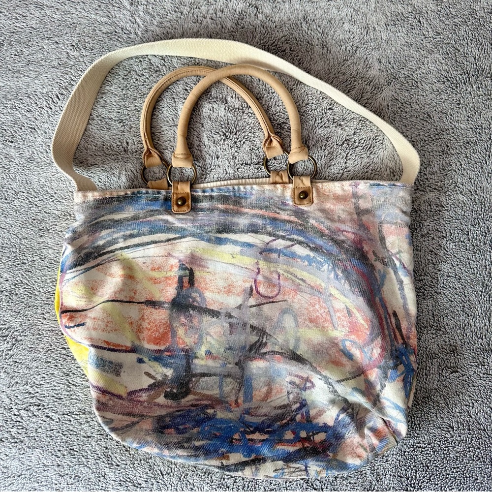 🚲🚲 taliah lampert Anthropologie Tote Bag 🚲🚲 - Picture 4 of 10